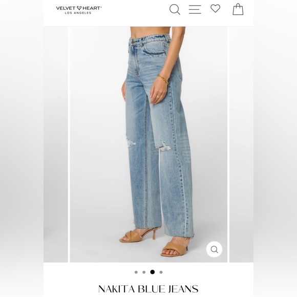 Velvet Heart Nakia High Rise wide leg Jeans - Picture 3 of 8